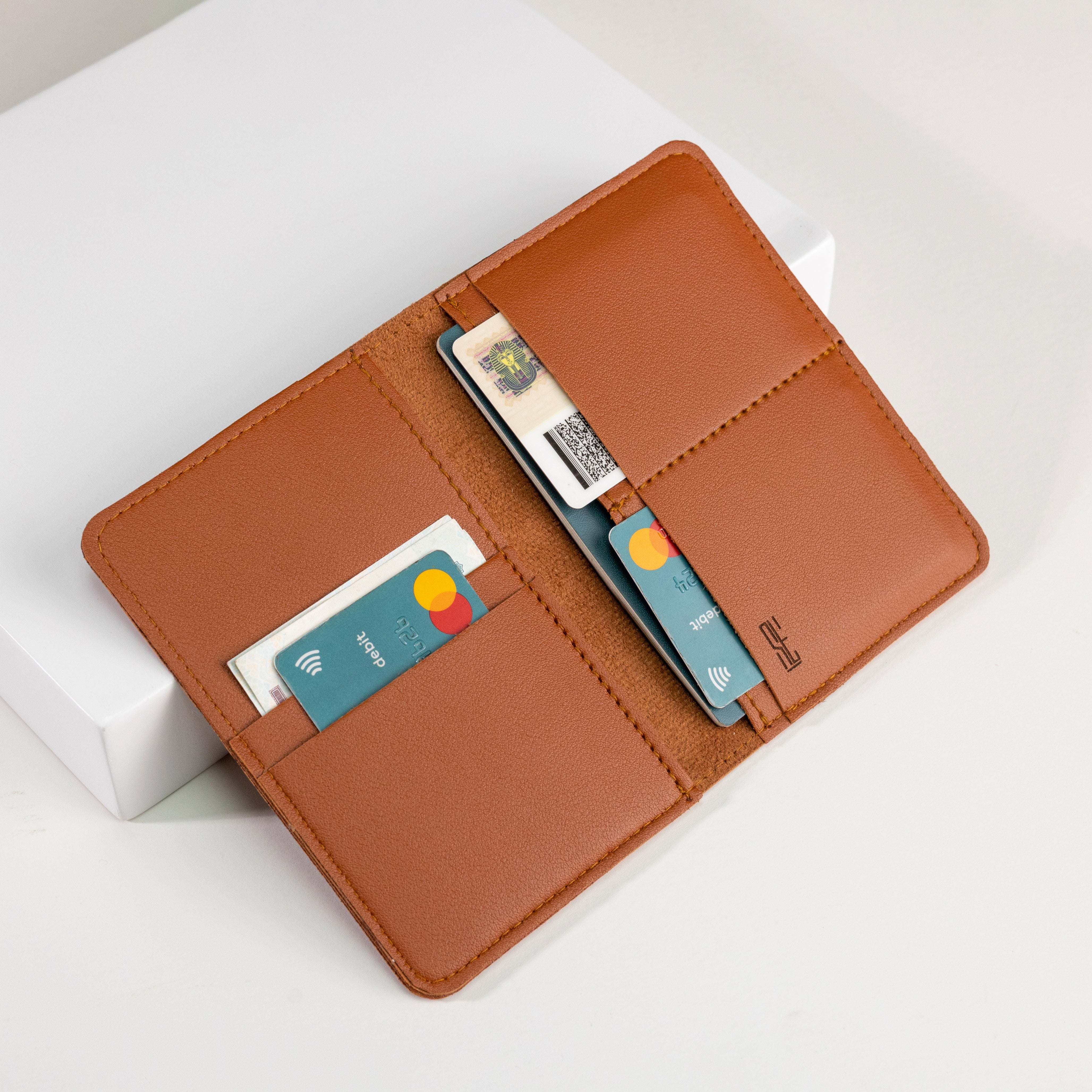 Brown Passport Wallet